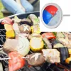 Grilles thermomètre Barbecue en acier barbecue BBQ Instant Read Smoker Grill Four Thermomètre pour la cuisine Home Baking Household Cooking Temp Lege