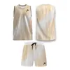 Мужские спортивные костюмы летний вертикальный дизайн теннис-бейдминтон без рукавов спортивные шорты жилеты настройки быстро высыхают.