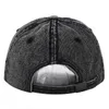 Ballkappen hochwertige schwarze blaue blaue Denim -Baseball -Kappe für Frauen Männer Snapback Hut Verstellbare Streetwear Jean Dad Hats Knochen Knochen