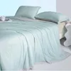 ウォスタルサマークーリングコールドファブリック整頓薄いキルトの昼寝を投げる毛布クールクールベッド