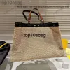 Сумки Fendig F Bag FF Высококачественные версии дизайнер дизайнер тота соломенная сумка