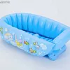 Badkarplatser Happy Flute Baby Swimming Bathtub Childrens Portable Outdoor uppblåsbara WX8545