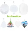 LANG SUBLIMATION WIND SPINNER 10 INCH SUBLIMAT METALEN PAKTING METAL ORNAMENT DUBBELE SIDES SUBLIMATED BLANKS DIY Kerstfeest 6452408