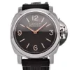 Mens armatorları marina izler Panerai kol saatleri ütomatik hareket saatleri panerai armatür denklemi pam 00601 siyah arapça kadran 47mm çelik wa d717