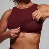 Moda LL-Tops Sexy Mulheres de ioga Esporte Roupa íntima Colete de Yoga de Yoga Estação Bosques de aranha de arco de areia de peixe sem mangas e fitness para mulheres