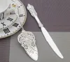 Dinnerware Sets 1pc Elegant Wedding Cake Shovel Silver Patula Cheese Knife Cutlery Silverware Butter Baking Tools Party Decoration9010434