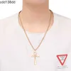 Collares colgantes collares egipcios ankh collares de crucifijo colgantes con cadena de metal símbolo de vida collar cruzado de oro diseño de moda de plata punk hip hop joyas de religión