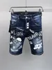 DSQ Phantom Turtle Jeans Männer Jean Herren Luxusdesigner Skinny Ripped Cool Guy Kausalloch Denim Fashion Marke Fit Jeans Mann gewaschene Hose 20471