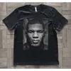 Champion de boxe Mike Tyson Portrait Fans imprimés T-shirt Hiphop Style Fashion Brand Streetwear 855