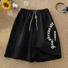 Herren Shorts M-5xl Männer Shorts Casual Short Hosen Übergroße Strandshorts Retro Briefe Druck Sport Shorts Fünf Punkte Shorts Herren Kleidung T240507