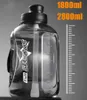 Fengtao Extra Lize Cup Ton Sports Strail Cap Water Bottle61 унция 1800 ML95 2800 мл бутылка со временем отмечает 240506