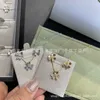 Ontwerper Hoge versie Van V Gold Clover ketting Dames Hoge kwaliteit 18K PLATED bekwame Mini Lucky Flower Petal Pendant