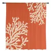 Gordijn koraal oranje tule gordijnen voor woonkamer slaapkamer keukendecoratie chiffon raambehandelingen voile sheer