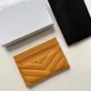 Titolare del portafoglio porta del portafoglio Designer Designer Women Wallet Luxury Pulses Card Creatore Business Case Case Holder