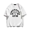 T-shirt féminin T-shirt de gym d'été 100 T-shirt pour hommes surdimensionnés en coton pur