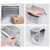 Jednorazowe zastawy obiadowe aluminium Izolowana torba jednorazowa Hot Box Wodoodporna i przecieka Lunch w chłodni Q240507