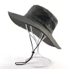 Сплошные солнцезащитные шляпы для мужчин на открытом воздухе крышка для рыбалки широкая края пляжные кепки для женщин-пляж