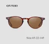 Sonnenbrille Oliver Brand O039Malley Hochwertiger Vintage für Frauen Polaroid Brille rund Mode gelb OV51836100834