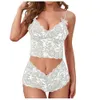 set femme sexy lingerie sexy perspective en dentelle ajustement de coffre enveloppe à trois points