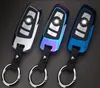 Luxury stash car key electric lighter secret hidden compartment Key Rings Car Valet Keychain usb rechargeable windproof cigarette 7375647