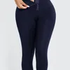 Leggings de contrôle du ventre de sculpture pour les femmes - Wicking à l'humidité, améliore les courbes, les pantalons de vêtements de sport de gymnase de yoga