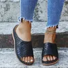 Slippers Summer Women Platform Orthopedic Open Toe Sandal Leather Ceals Casual Slip на анти скользких клинье