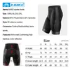 Inbike Summer Mens Cycling Shorts żel podkładka szosowa rowerowe spodnie ropa ciclismo ciasne męskie szorty 240425