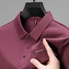 Polos męski 2024 Summer Pocket koszula Polo Maza moda Solid Kolor Casual Business T-shirt Flip kołnierz Q240508