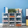 Shoe Rack Storage Organizer Simple MultiLayer Living Room Vertical Shoes Sneakers Cabinets Removable Household Furniture 240508