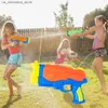 Sandspiele Wasser Spaß Kinder im Freien im Freien Wasserspeicher Waffenspielzeug Sommer Beach Games Tools Seaside Schwimmbad Drifting Q240408
