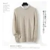 Men's Sweaters Autumn Winter Thickened Cashmere Sweater Merino Wool Top O-Neck Twisted Pullover Knitted Loose Long Sleeve