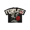 Camisetas masculinas t camisetas y2k harajuku camisa masculina hip hop gótico impressão gráfica de grandes dimensões punk punk de mangas curtas casua otabo