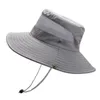 Chapeaux à bord large conçu de conception unique du pêcheur respirant du chapeau de pêcheur de randonnée pour femmes pour femmes pour femmes au soleil benny coréen mode