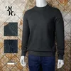 Men suéteres bilionários Couture Italian Cashmere Autumn e Winter Sleeve Sweater