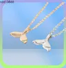 Pendant Necklaces Fashion Choker Necklace Jewelry Vintage Simple Whale Fishtail Dolphin Tail Charm Pendant Chain Necklace For Femme Men Bijoux250U9155874