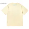 Mężczyznę i kobiety projektantka moda Rhude gradientowy kolor ptaków drukarnia Krótkie rękawki T-shirt dla mężczyzn Women High Street Loose Half-Sleeved Shirt