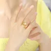 Anelli di nozze Skyrim Anello di piuma vintage Donne in acciaio inossidabile colore oro aperto anelli di dito regolabili 2024 regalo di compleanno di gioielli bohémien