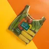 Shopping Bags Portable Mesh Eco Friendly Tote Handbag Reusable Fruit Vegetable Grocery Storage Bag Kitchen Net Organizer Shopper