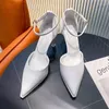 Dress Shoes Women's Pumps 2024 Spring And Autumn Fashion Buckle Of Women Sexy Thin Heels Banquet Grace High Zapatos De Mujer