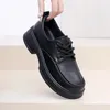 Dress Shoes 2024 Spring Autumn Sneakers Women Leather Loafers Wedge Casual Comfortable Slip On Women's Walking