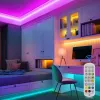 RGB Tape Tuya WiFi Smart LED tira DC 12V 5050 Ribbon Trabalho com Alexa Voice Control Color Alterar decoração de quarto 5m 20m luz