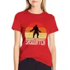 T-shirt féminin Polos Sasquatch T-shirt Funny Short à manches courtes plus t-shirts T-shirts recadrés pour les femmes