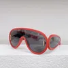 Sonnenbrille hochwertige Persönlichkeit Vintage Acetat Multicolor für Frauen schwarze Markendesignerin Sommer -Frauenparty Übergröße