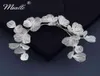 Miallo Bridal Wedding Headband Flower Pearl Hair Accessories for Women Jewelry Party Bride Headpiece Bridesmaid Gift 2107073771096
