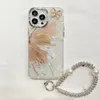 Advanced Shell Pattern Butterfly Phone Case Suitable for 15 Semi Transparent 14ProMax Phone Case 13P 12