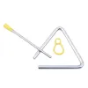 Instruments 1pc triangle orff instruments de musique band percussion éducatif musical triangolo pour enfants 4/6 pouces