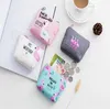 1Pcs Flamingo Canvas Fabric Mini Coin Purse Cartoon Coin Birthday Party Decorations Kids Happy Birthday Gifts Baby Shower Q4453660