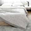 Mantas de la ciudad textil dibujos animados de gato cuatro capas gasa de algodón de algodón manta doble doble toalla de cuatro temporadas para dormitorio 200x230cm