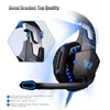 Headsets G2000 Gaming Head Deep Bass Stereo Kask Wired oortelefoons verlichte oortelefoons met microfoon geschikt voor PS5 PS4 Xbox PC Laptops J240508