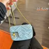 3 sizes designer bag women gold chain shoulder bag 16.5cm 22cm 26cm handbag purses bags designer women bag shopping cross body letter bags with box brand handbags